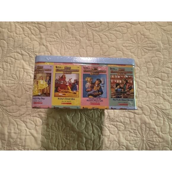 The Baby-Sitters Club Retro Set Books #1-6 Original Covers Collectors Tin- New - Picture 9 of 10